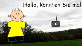 Hallo, könnten Sie mal das Flugzeug…