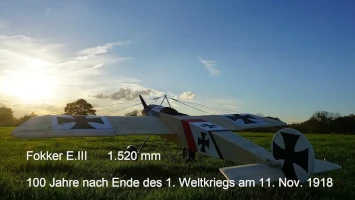 Holzbaukasten Fokker E.III, Baudoku